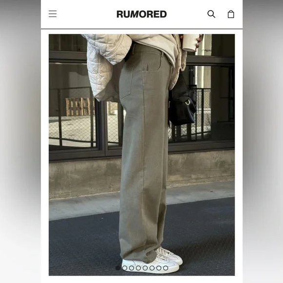 Rumored Painter Pant | Green Jeans - Picture 5 of 7